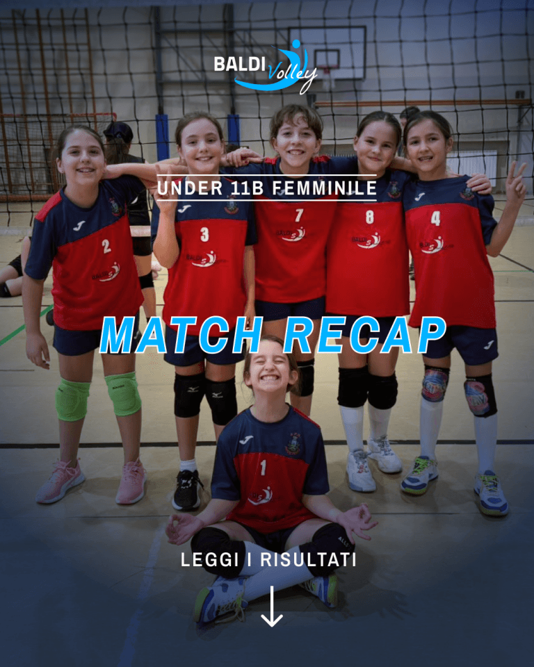 17 gennaio 2026. Una valanga di vittorie per le ragazze Under 11B – Baldisport