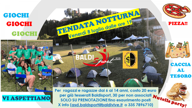 Tendata venerdi’ 8 luglio